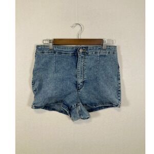 Wild Fable Women Size 10 30R High Rise Denim Shorts Light Wash Distressed